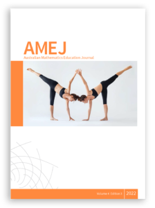 Australian Mathematics Education Journal (AMEJ) front cover