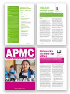 The Australian Primary Mathematics Classroom (APMC) journal pages