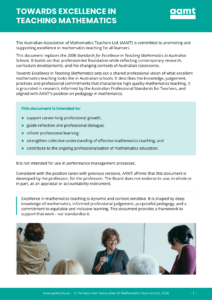 TOWARDS EXCELLENCE IN TEACHING MATHEMATICS (1)